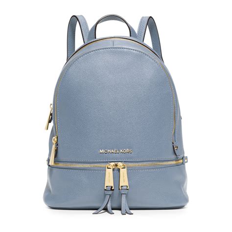 michael kors backpack purse blue|michael kors shoulder bag blue.